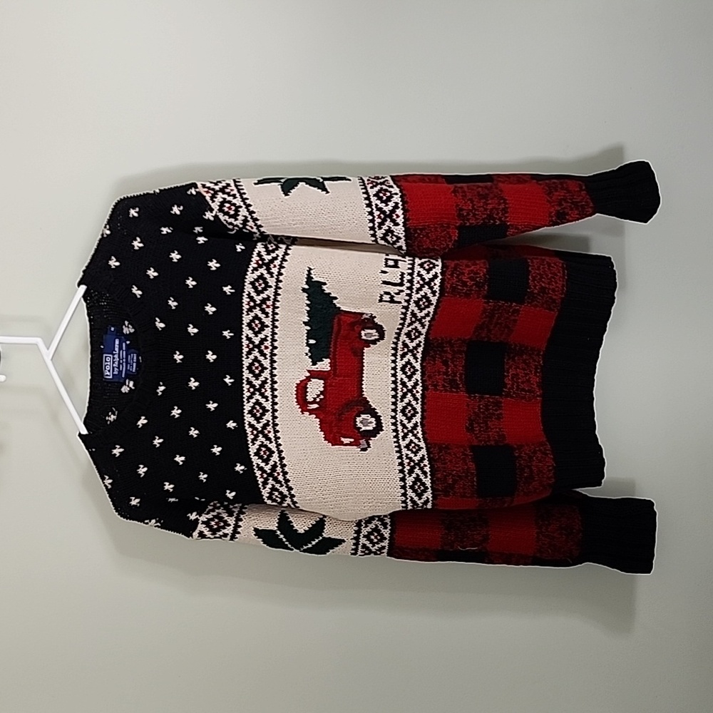 Ralph Lauren Christmas truck sweater